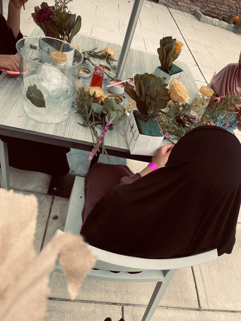 young sisters participating in workshop