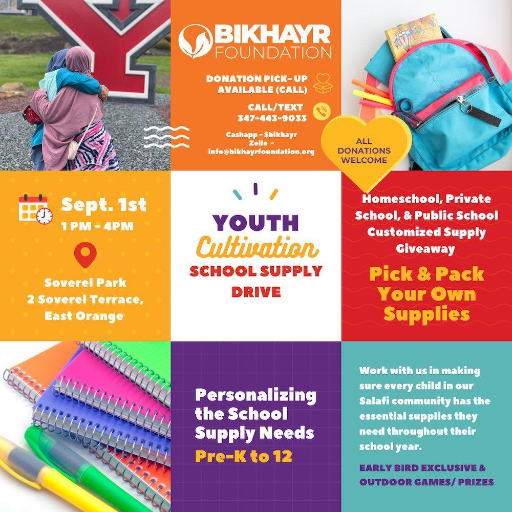 Youth Cultivation School Supply Drive